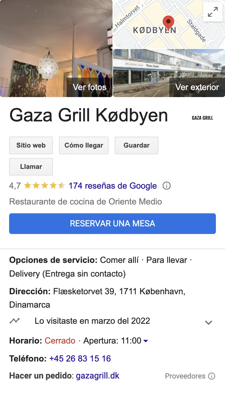 ficha de google my business